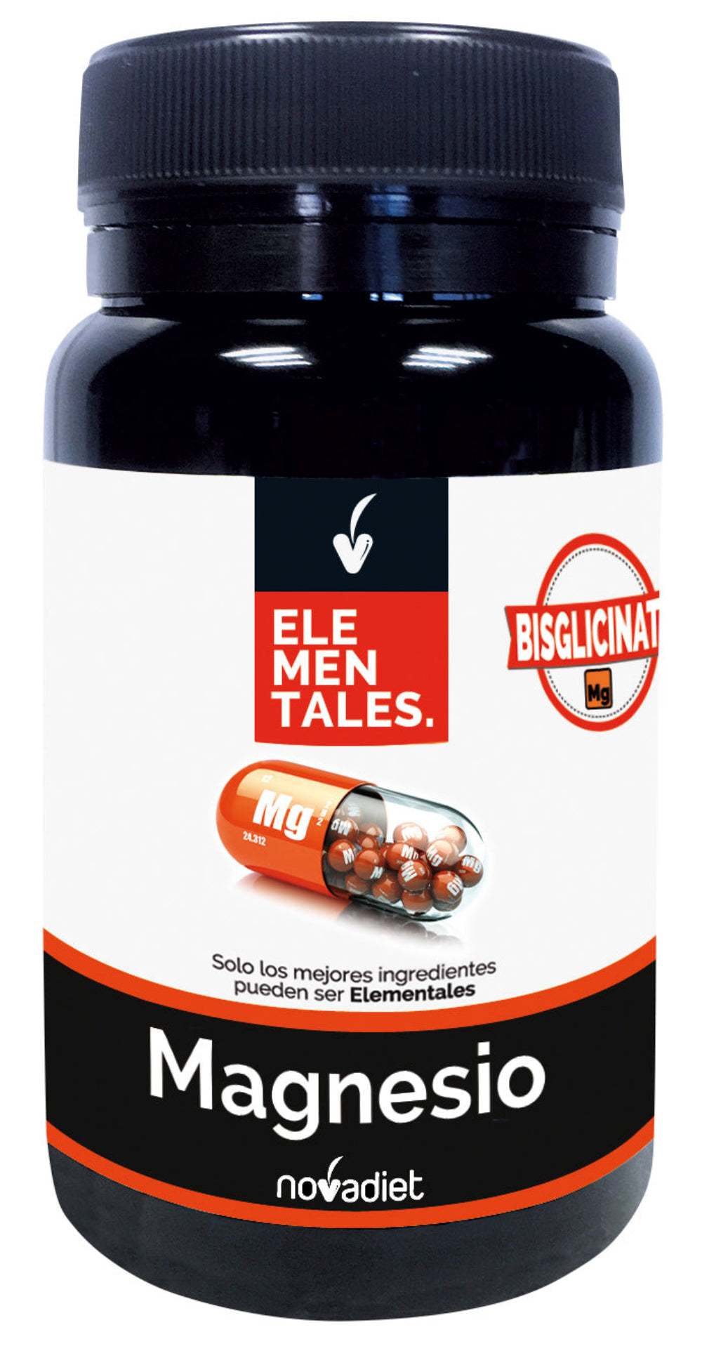 Elementales Magnesium Bisglycinate Novadiet – Supports Energy & Muscle Function-2