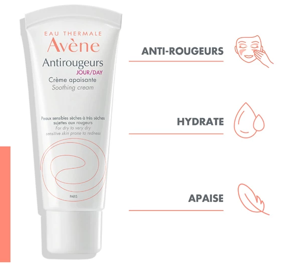 Avene Antirougeurs Day SPF 30 Cream 40ML - Soothing Day Cream with Sun Protection for Redness-Prone Skin-3