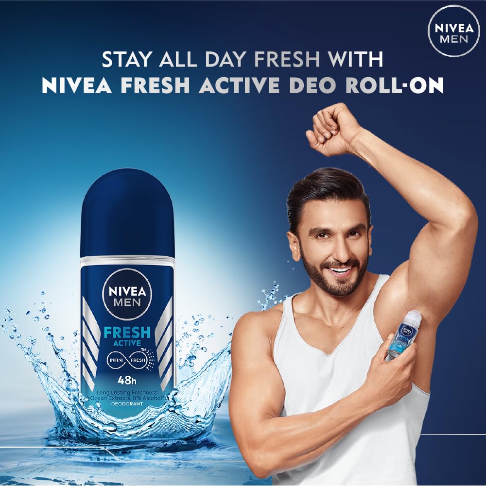 Nivea Men Roll-On Deodorants for Long-Lasting Protection-4