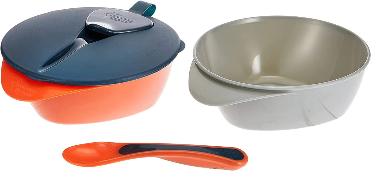 Tommee Tippee – Tommee Tippee Explora Easy Scoop Feeding Bowl Lid And Spoon-3