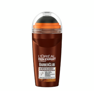 L'Oreal Men Expert Barber Club Deodorant Roll-On 50ml – 48H Freshness with Woody Scent-1