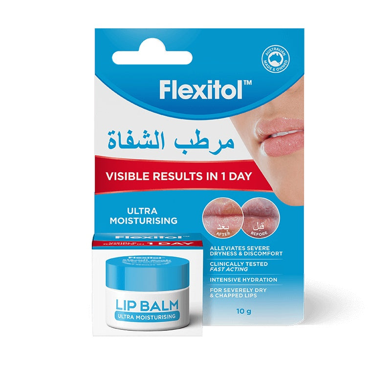 Flexitol Lip Balm Ultra Moisturising Jar 10g – Intensive Hydration for Severely Dry and Chapped Lips-1