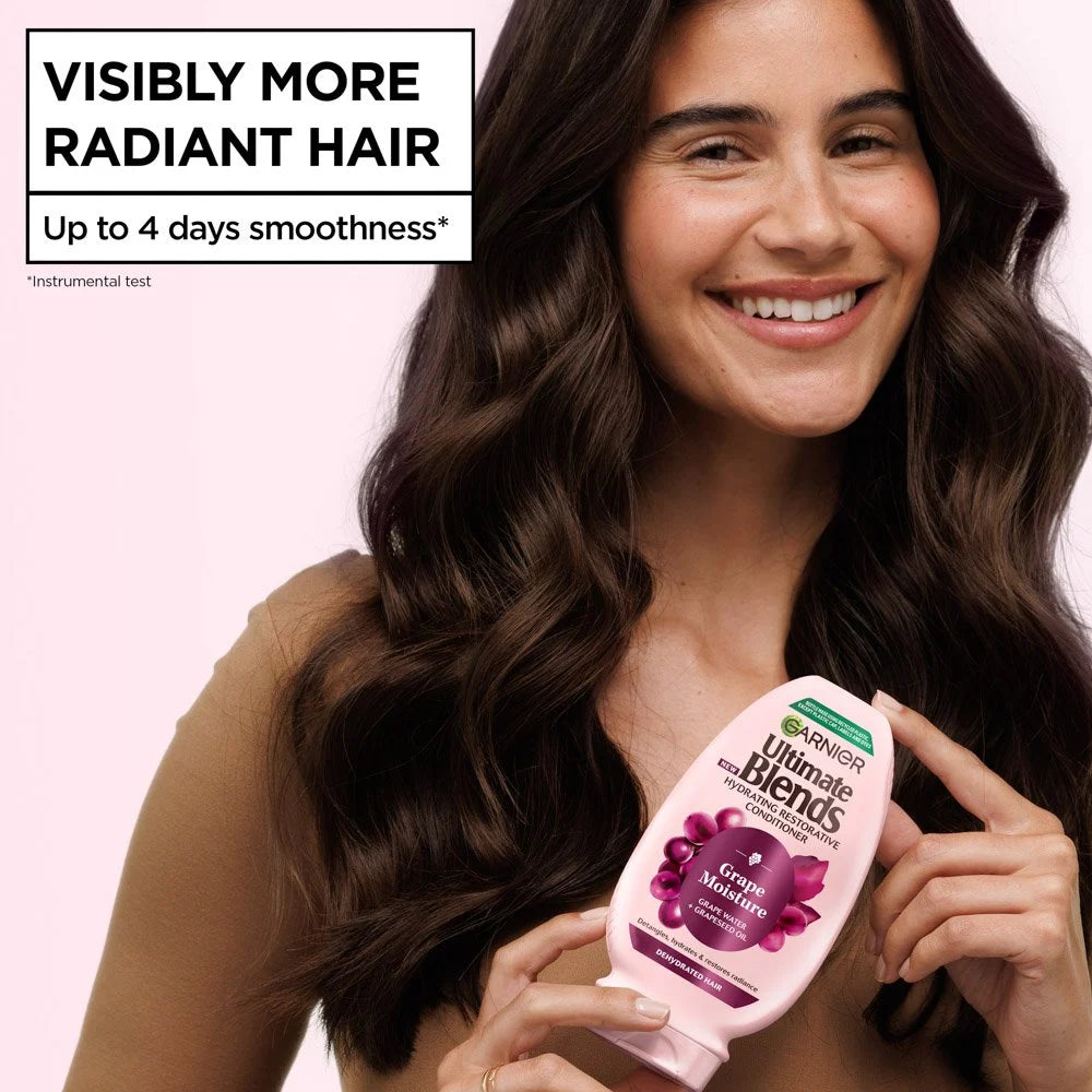 Garnier Ultra Doux Grape Moisture Conditioner 200ml Hydrating Shine Care