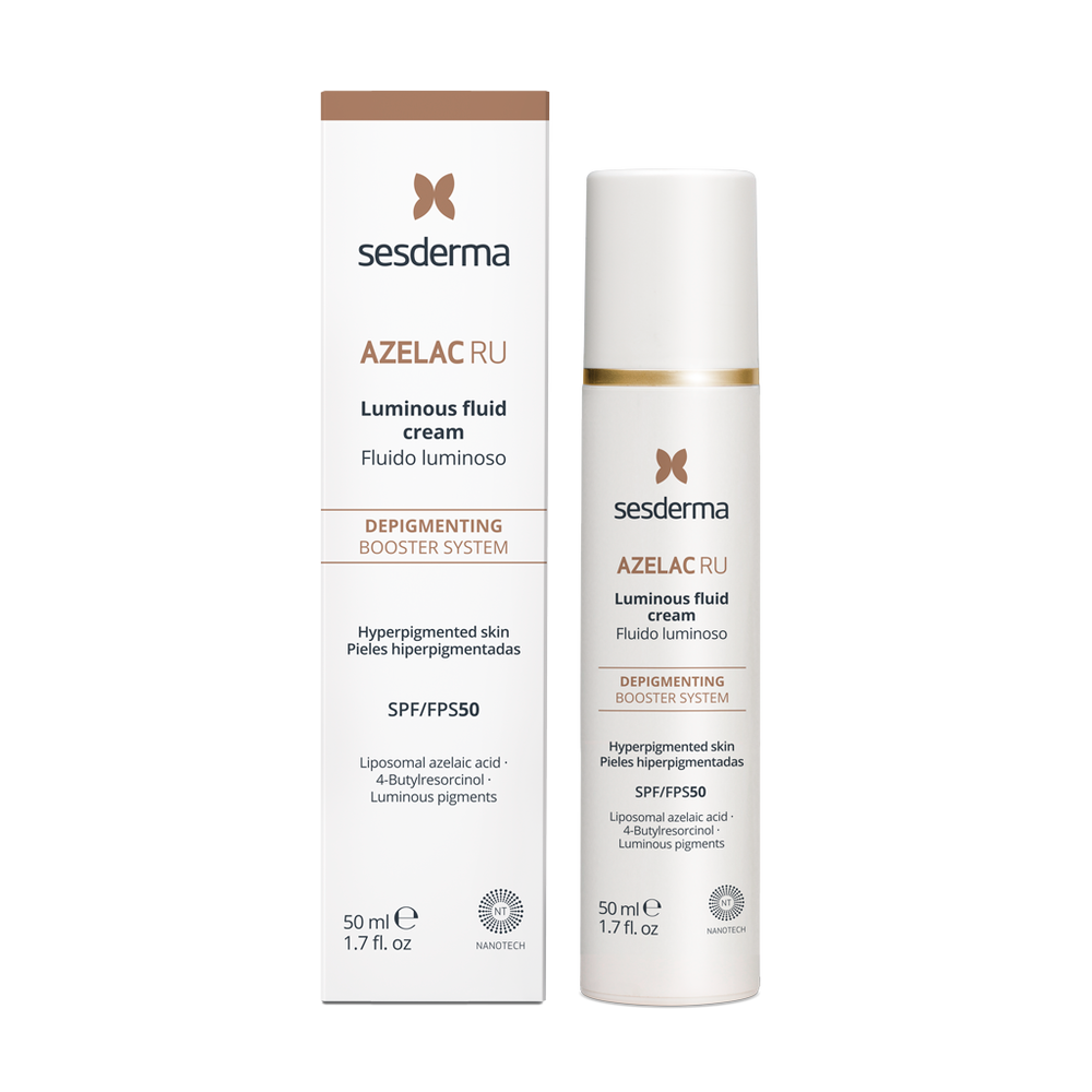 Azelac RU Luminous Fluid Cream 50ml | Anti-Dark Spot and Brightening Treatment