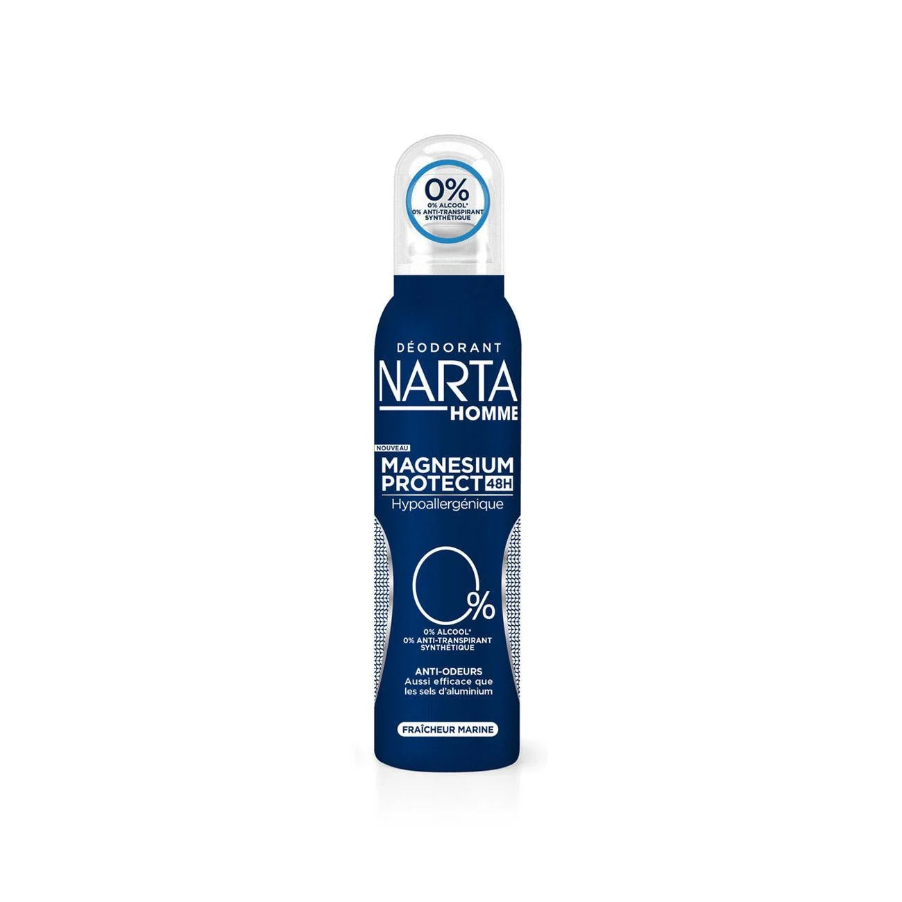 Narta Homme Magnesium Protect 48H Spray Deodorant – 0% Alcohol & Hypoallergenic-1