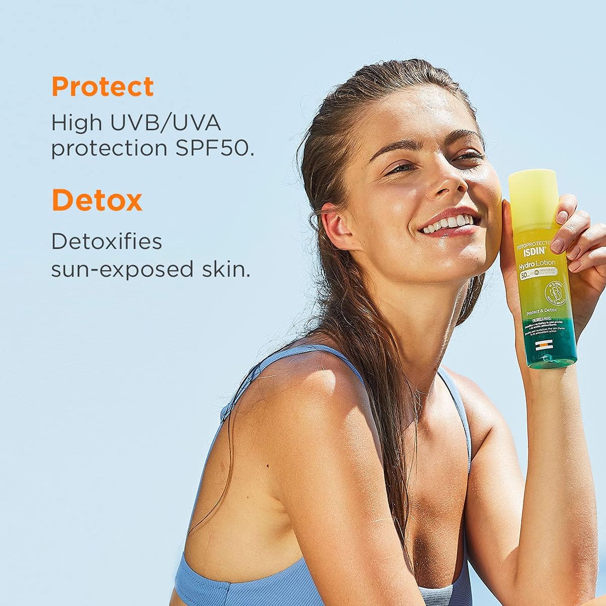 ISDIN Fotoprotector Hydro Lotion SPF 50+ 200ml | High Protection Sunscreen Lotion for Hydration and Skin Care-3