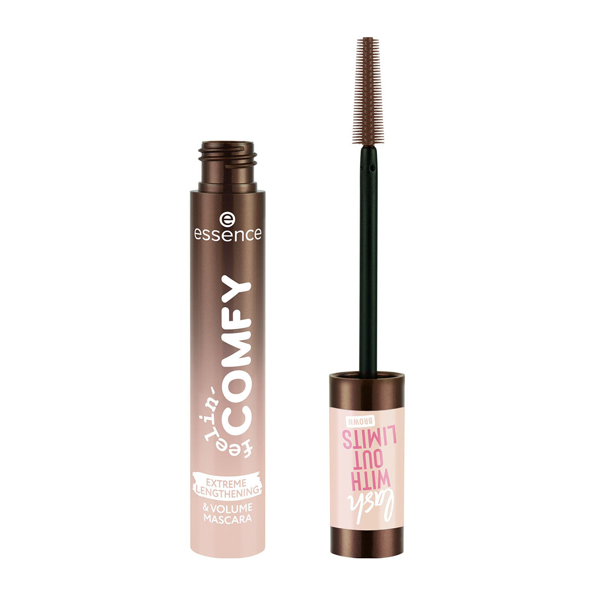 ESSENCE Feelin’ Comfy Lash Without Limits Brown Extreme Lengthening & Volume Mascara