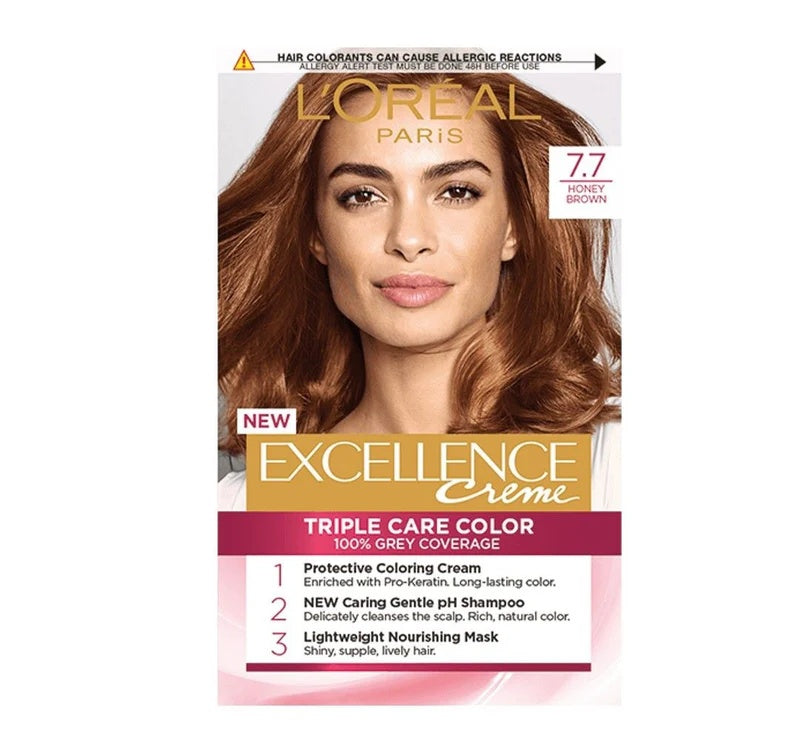 L’Oreal Excellence Creme Hair Color – 100% Grey Coverage with Triple Care- 26 Shades-16