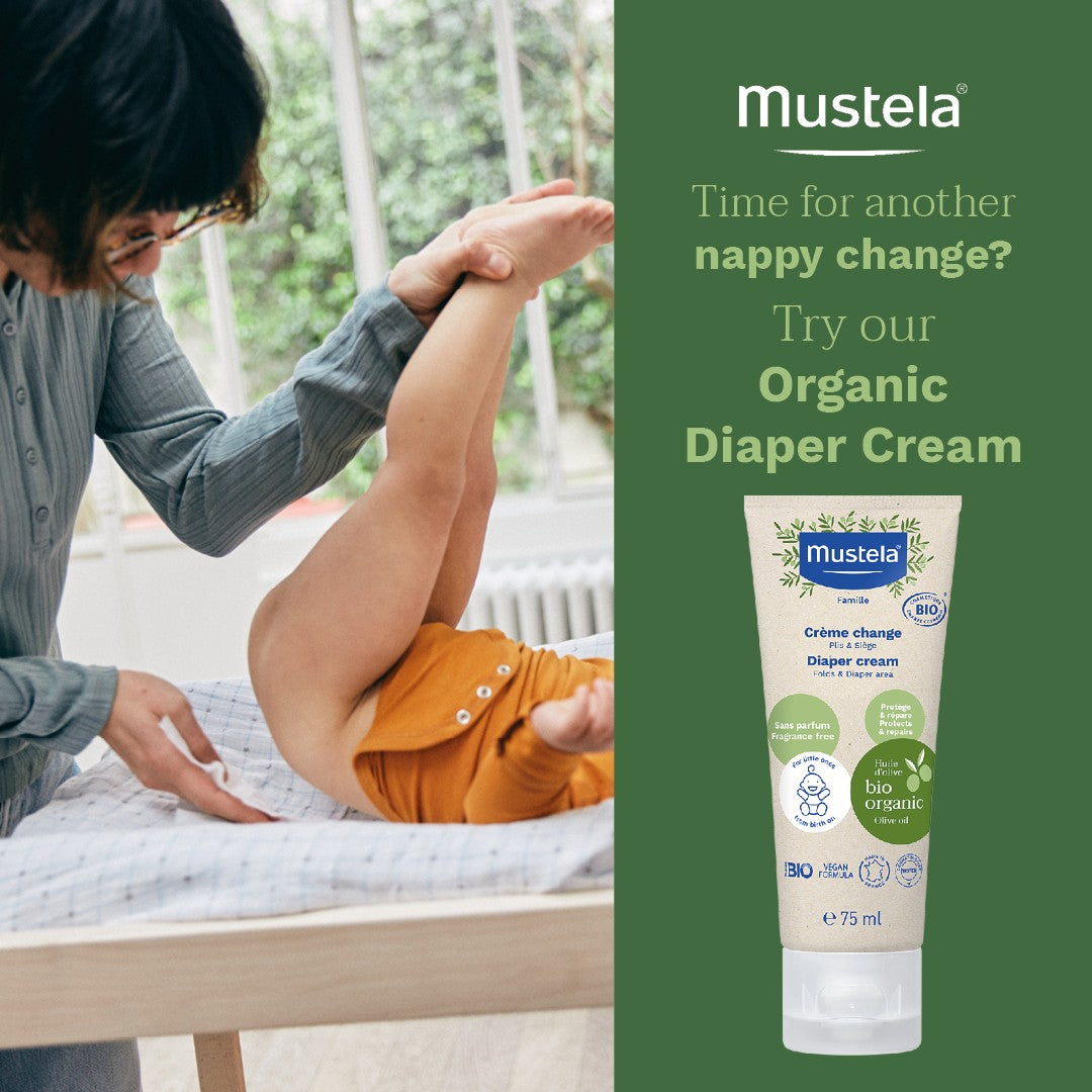 Mustela Bio Organic Diaper Cream,Creme Change,Folds and Diaper Area-5