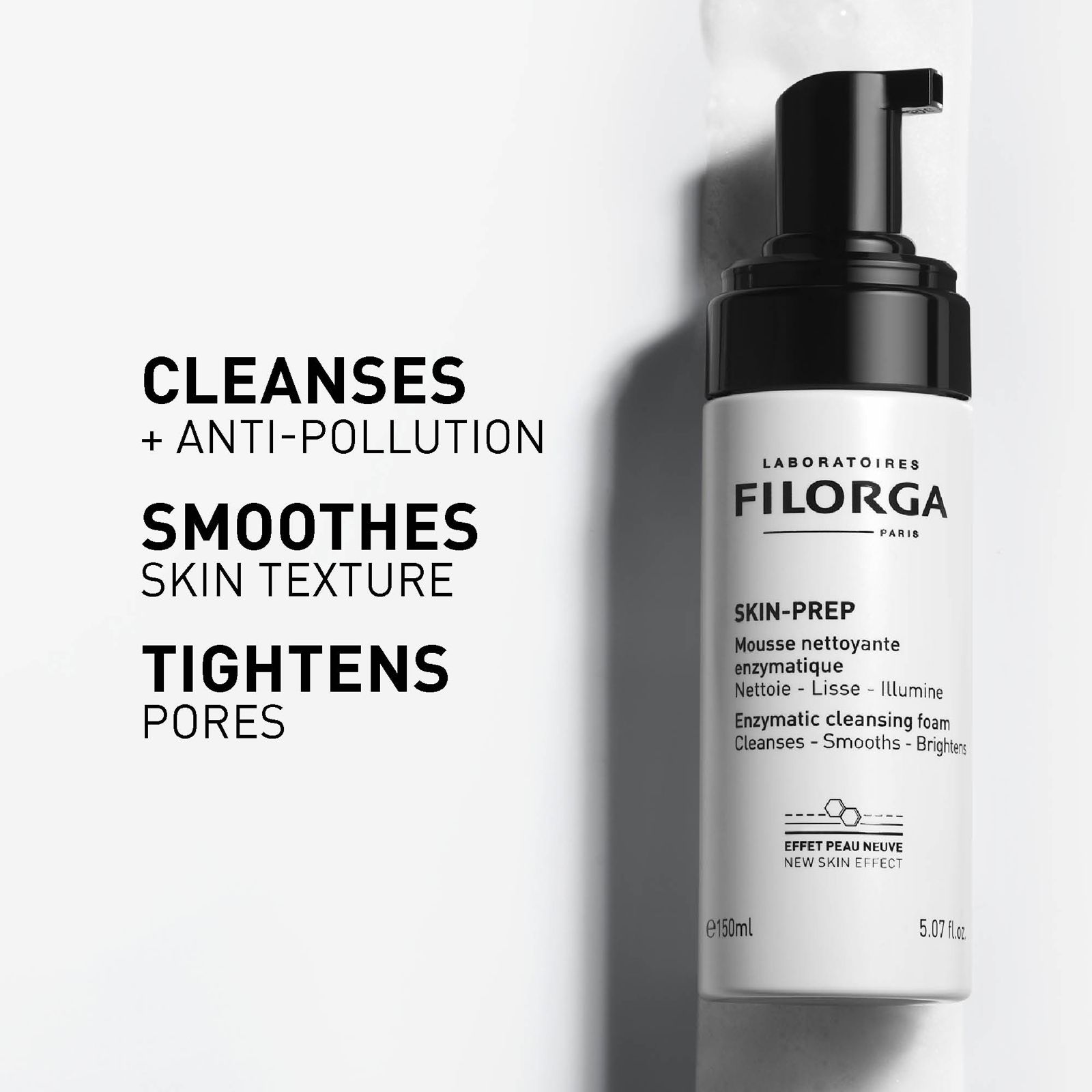 Filorga Skin-Prep Enzymatic Cleansing Foam 150ml | Gentle Cleanser for Radiant, Smooth Skin-3