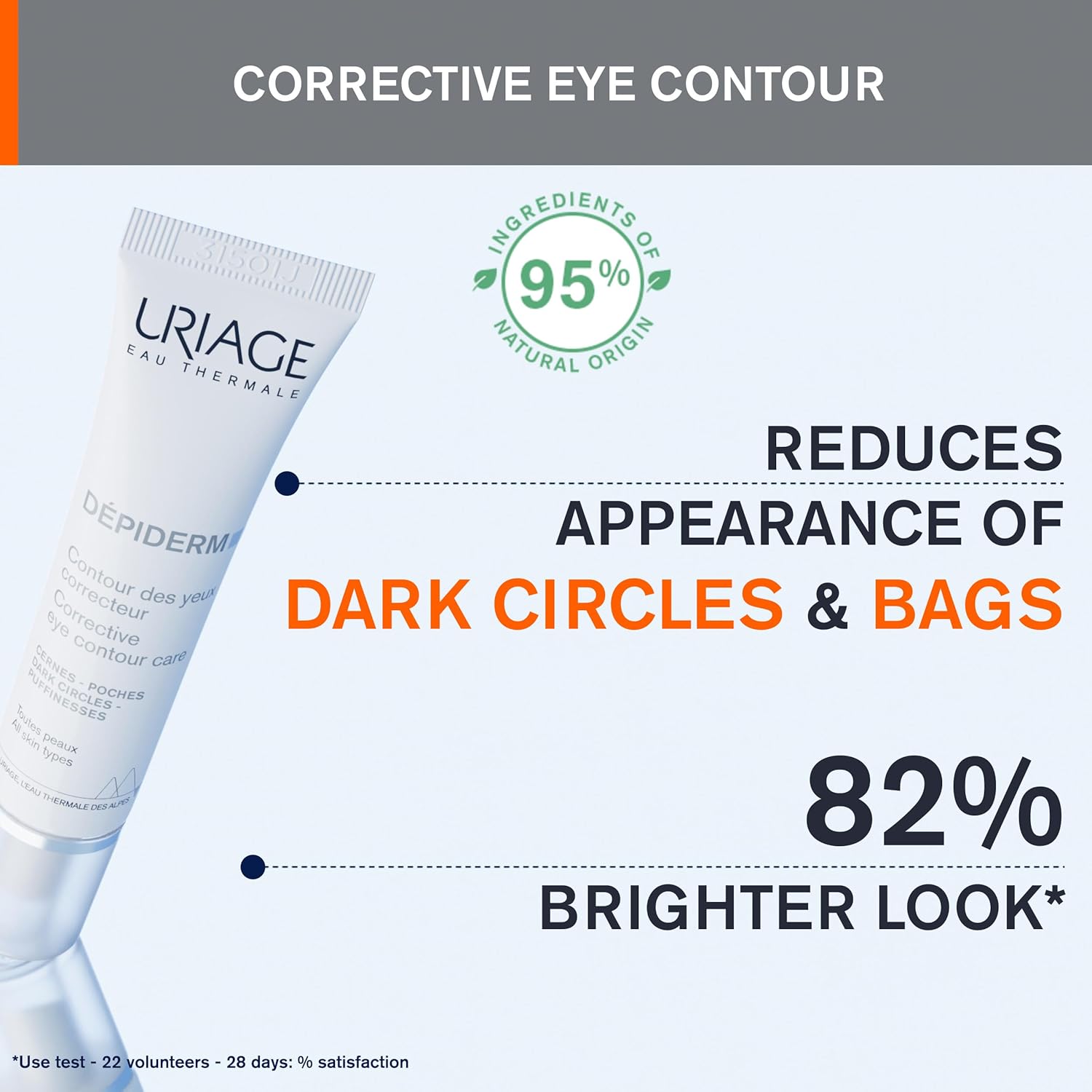 Uriage Depiderm Corrective Eye Contour Care 15ml | Brightening and Anti-Dark Circle Treatment for the Eye Area-4