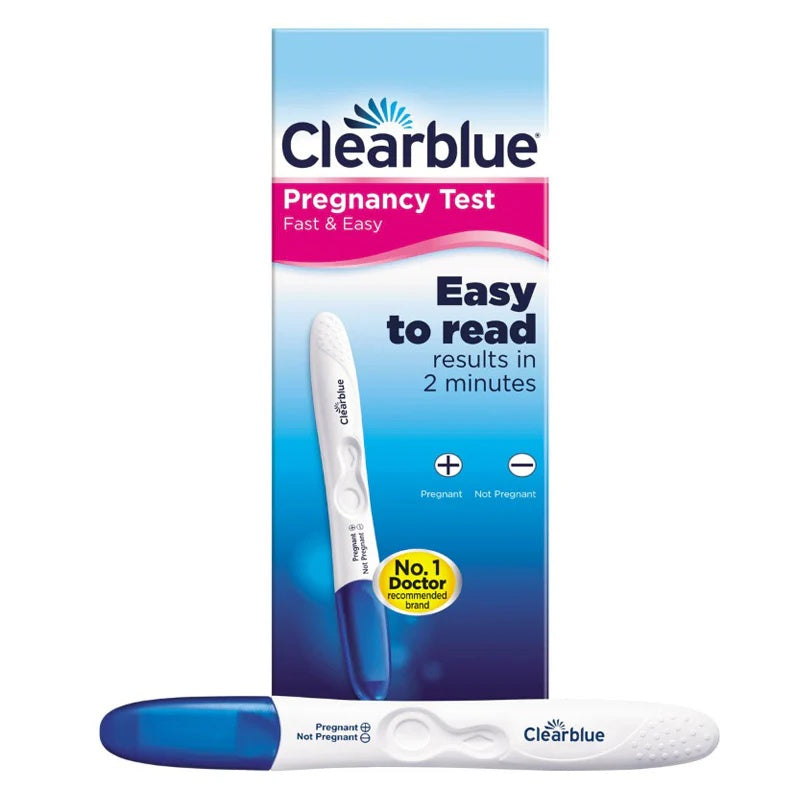Clearblue Fast & Easy Pregnancy Test with 2-Minute Results-1