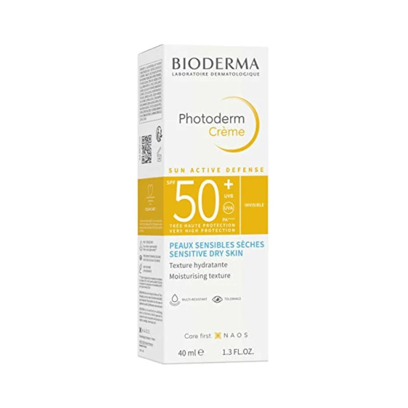 Bioderma Photoderm Crème SPF 50+ for Sensitive Dry Skin 40ml – Moisturising High Protection-1