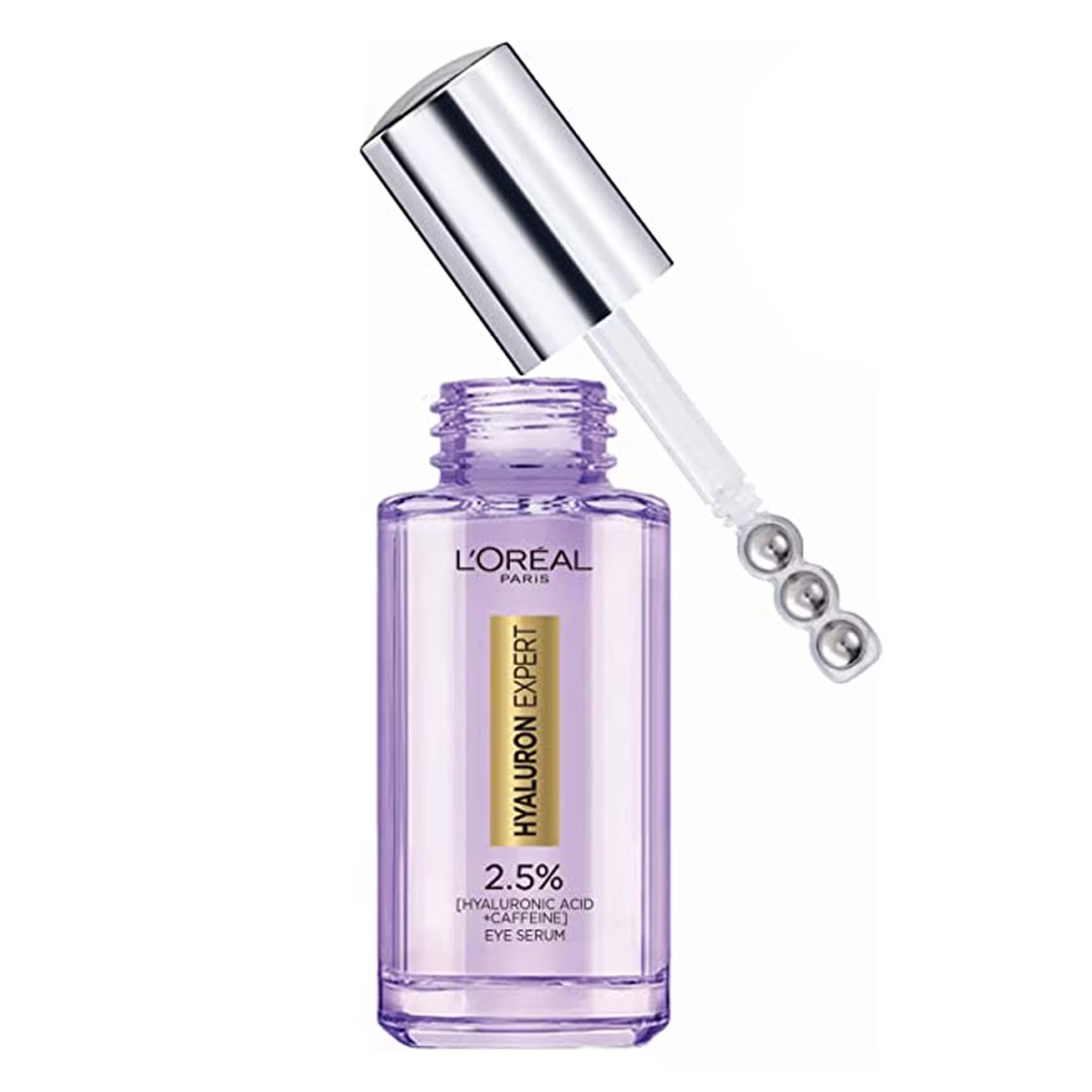 L'Oréal Paris Hyaluron Expert Anti-Aging Eye Serum with 2.5% Hyaluronic Acid & Caffeine – Hydrating & De-Puffing Formula-2