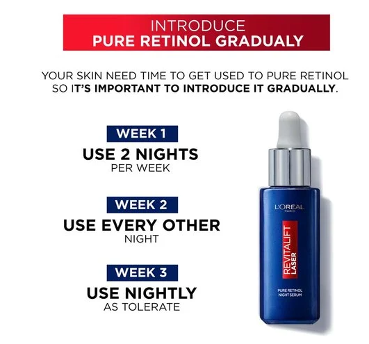 LOreal Revitalift Laser X3 Pure Retinol Night Face Serum 30ml | Anti-Aging Serum with Pure Retinol for Smoother, Firmer Skin-5