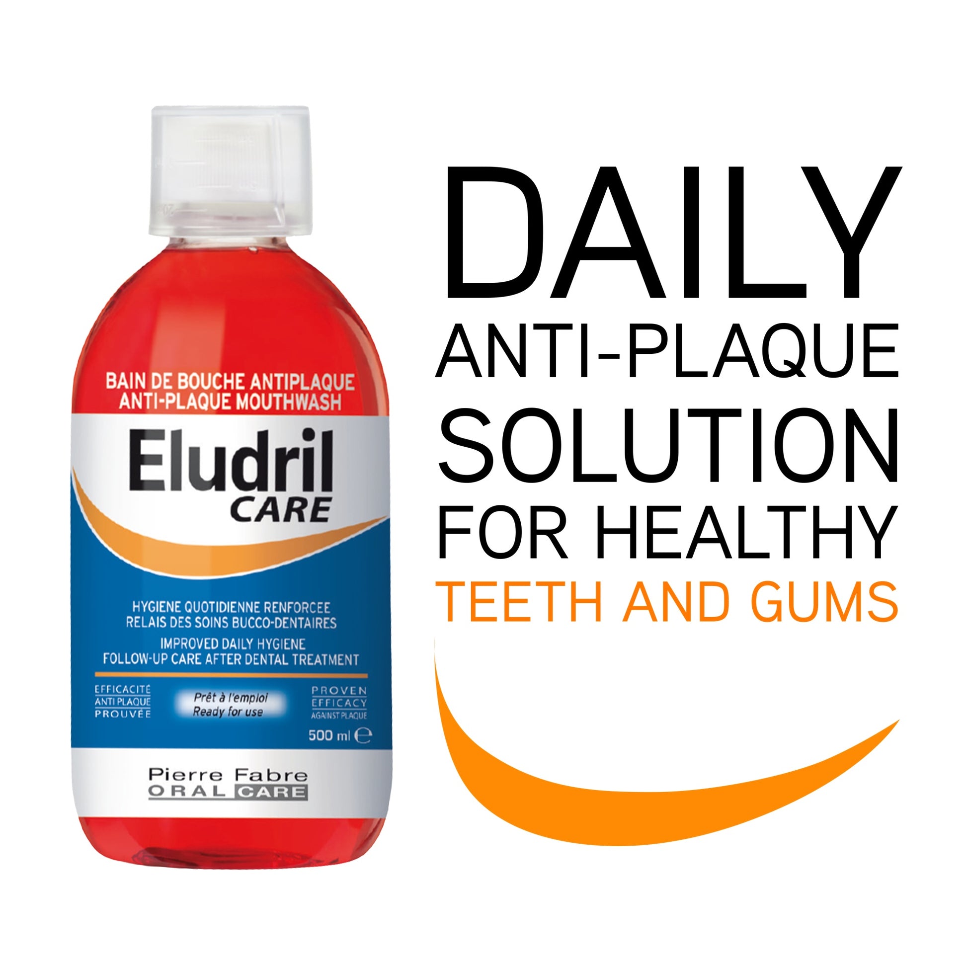 Eludril Care Mouthwash for Anti-Plaque Protection – 500ml-3