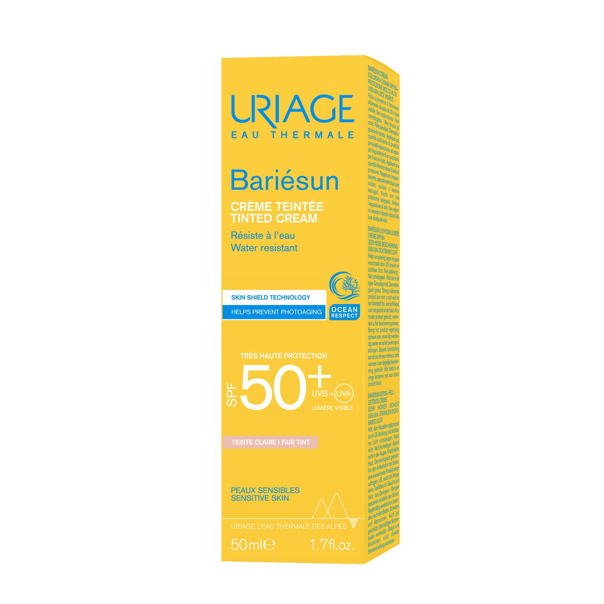 Uriage Bariesun Tinted Cream Skin Shield Technology SPF50+ 50ml-2