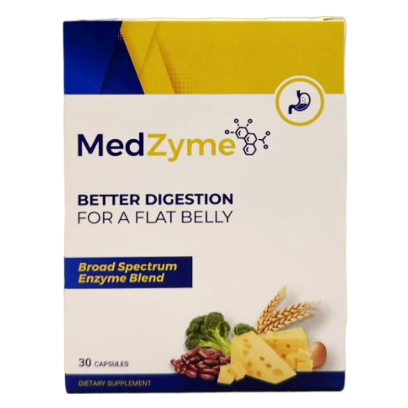 Medzyme 30 Capsules, Better Digestion-1