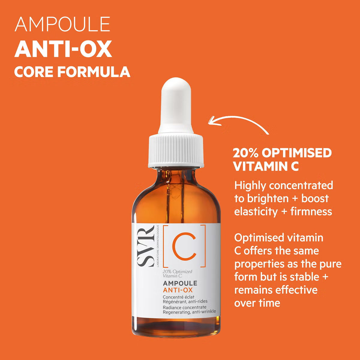 SVR C Ampoule Anti-Ox Serum 30 ml | High-Potency Vitamin C Radiance Concentrate-3
