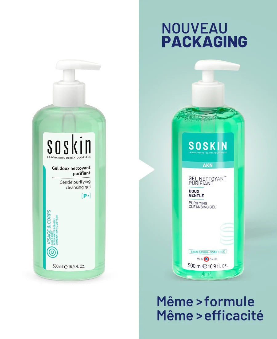 SOSKIN GENTLE PURIFYING CLEANSING GEL-1