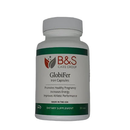 B&S GlobiFer Iron Capsules – Boosts Energy - 30 Caps-1
