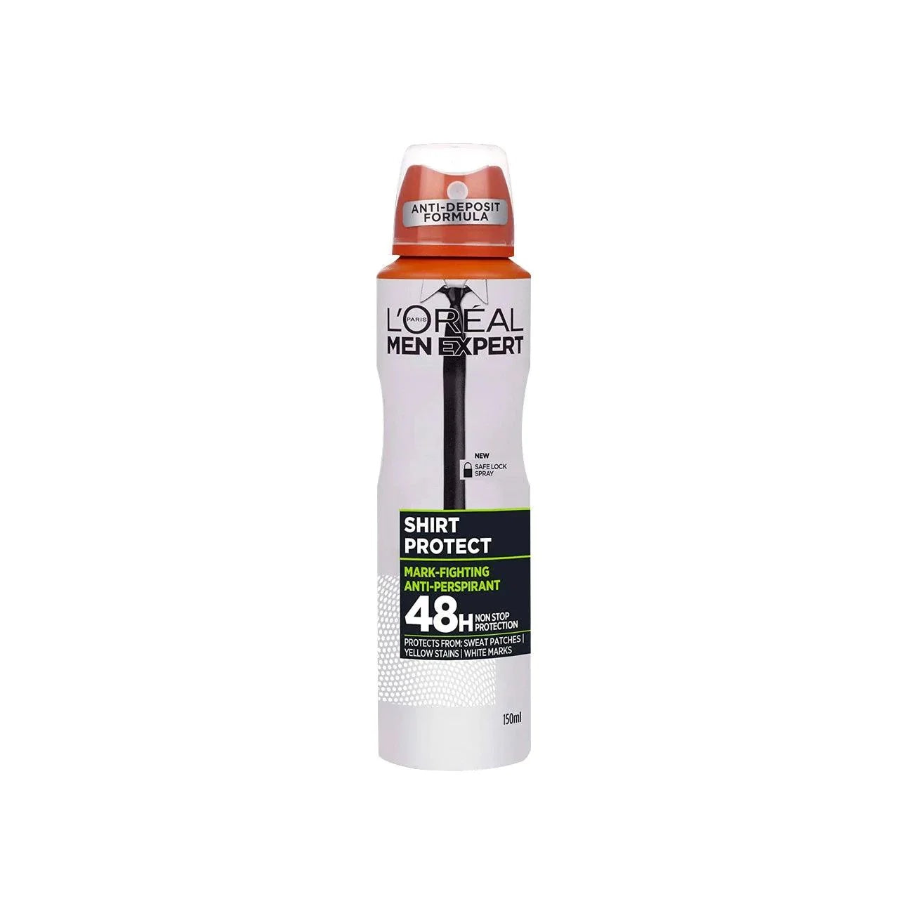 L'Oreal Paris Men Expert Shirt Protect Deodorant Spray 150 ml – Anti-White Mark Defense-1