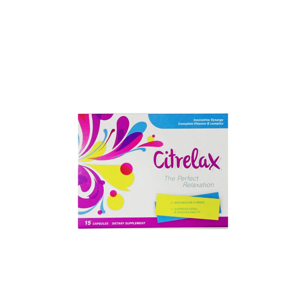 Citrelax Magnesium & B-Complex Supplement – 30 Capsules-1