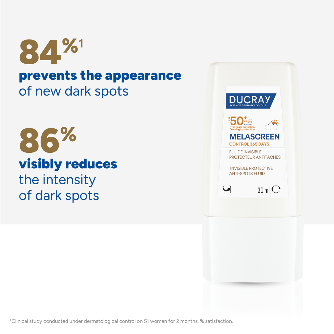 Ducray Melascreen SPF50+ Protective Anti-stain Fluid Invisible for pigmented skin 30ml