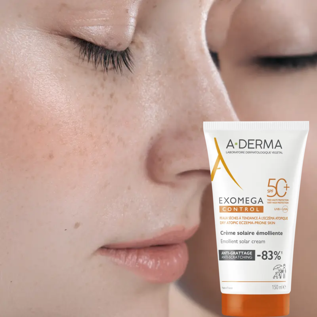 ADerma Exomega Emollient Sunscreen SPF50+ for Dry to Atopic Skin 150ml