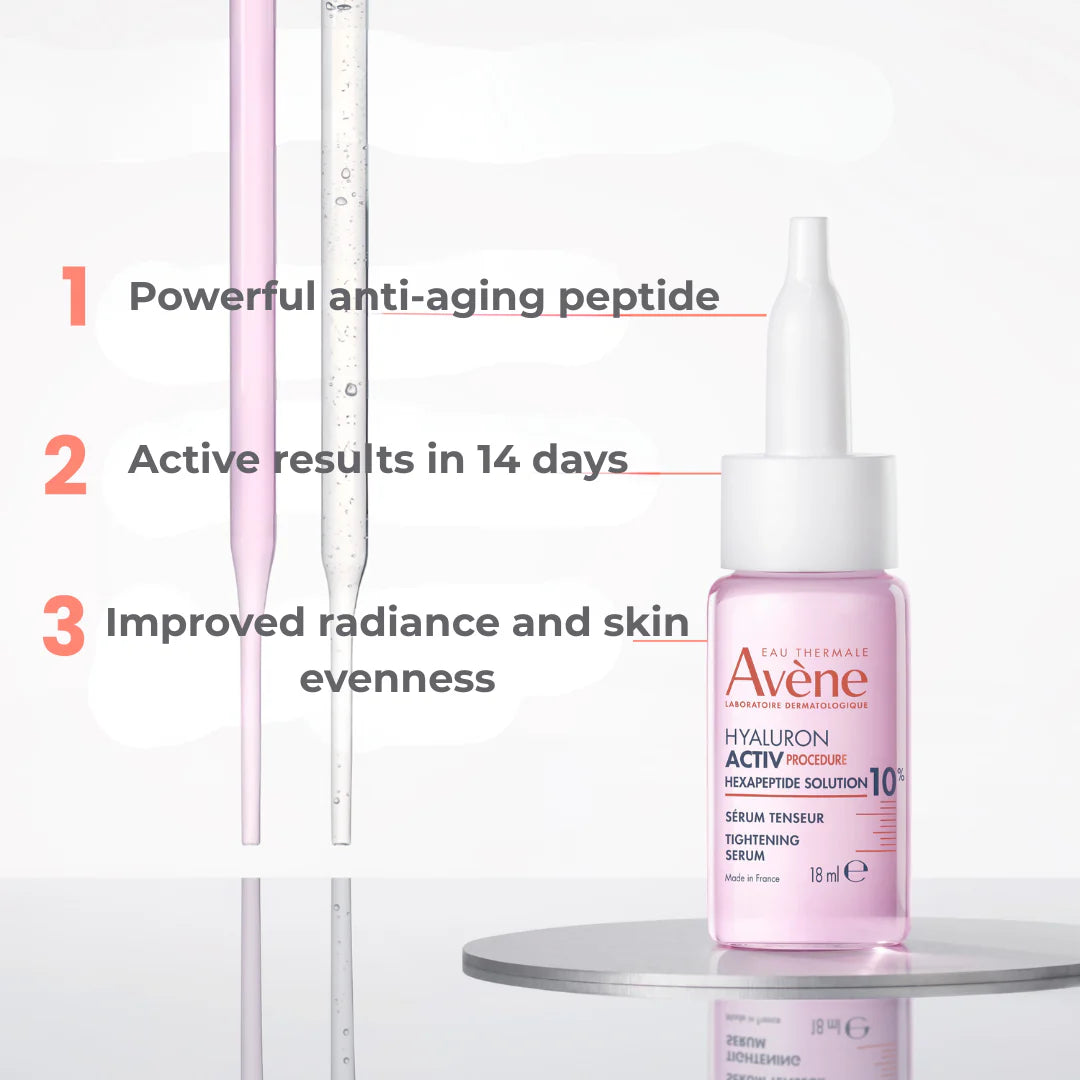 Avene Hyaluron Activ Procedure Hexapeptide Solution 10% Tightening Serum 18ml