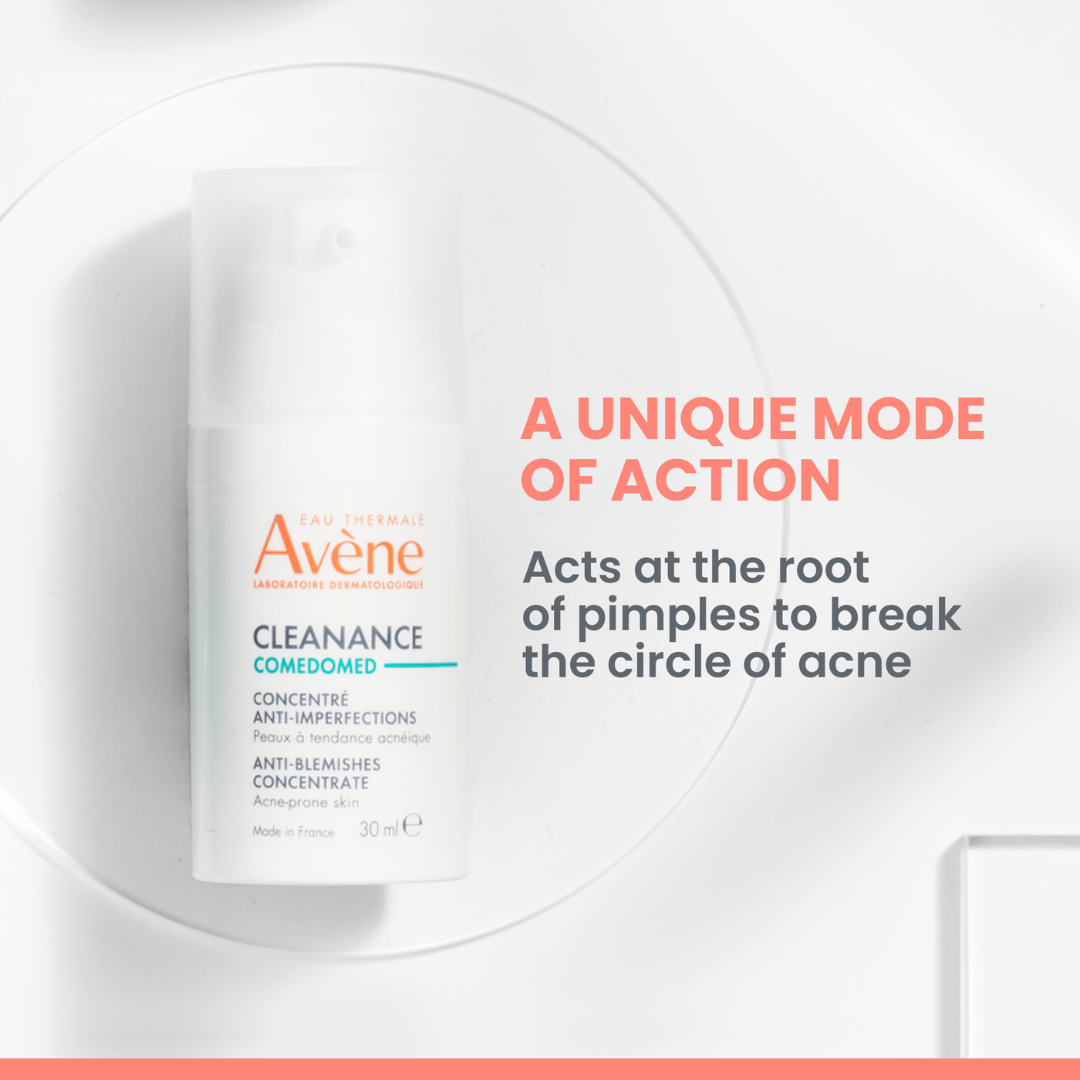 Avene Cleanance Comedomed Anti-Blemish Concentrate 30ml + Avene Cleanance Cleansing Gel 15ml Get 2 Free – Anti-Blemish Care Set