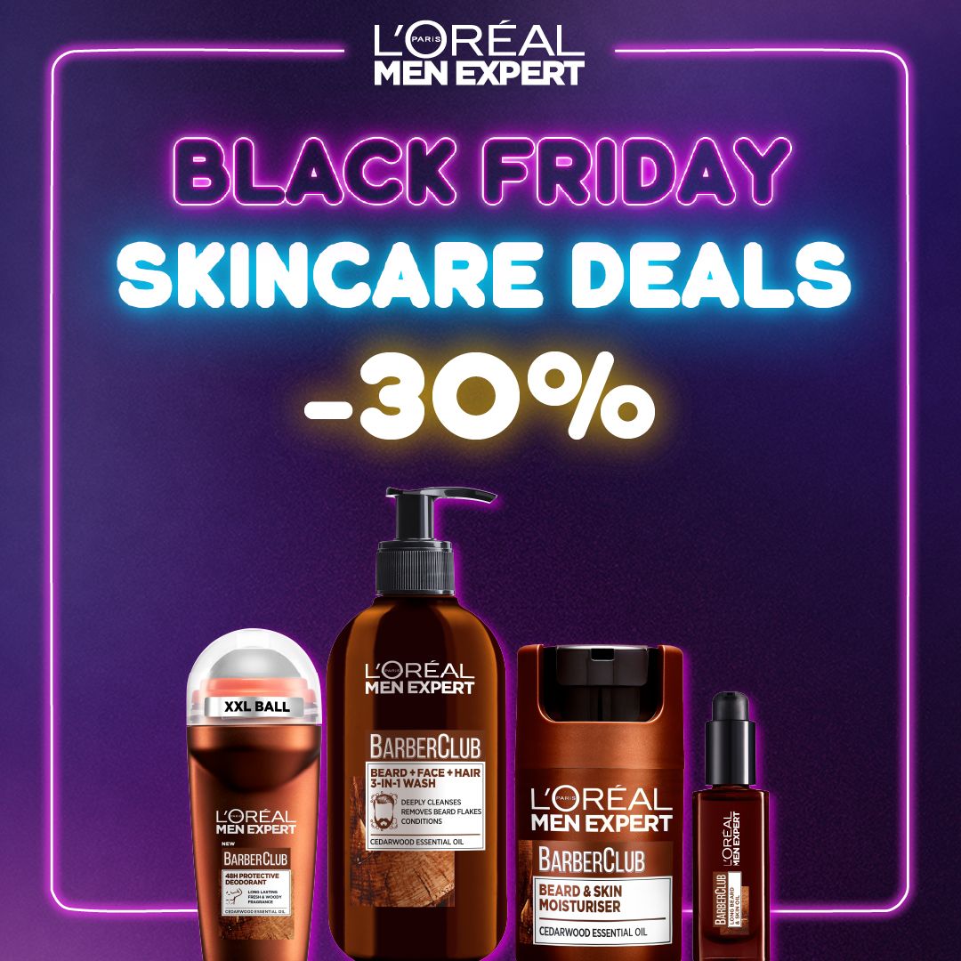 L’Oreal Men Expert BarberClub Range – 30% Off Black Friday Skincare Deals-2