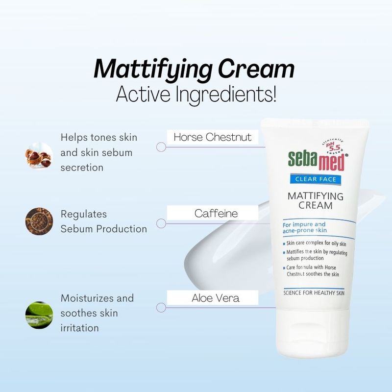 Sebamed Clear Face Mattifying Cream-3