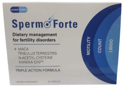 SpermoForte 30 Capsules – Triple Action Fertility Support for Men-1