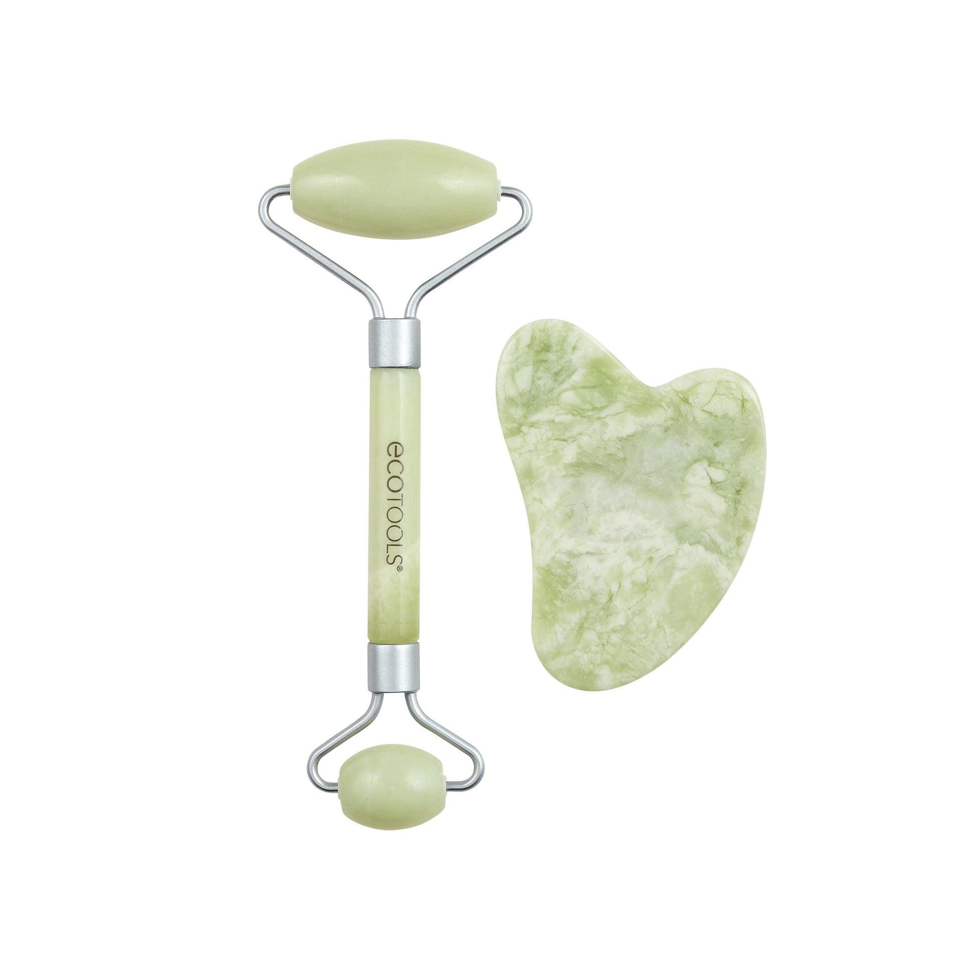 Ecotools Roller Jade + GuaSha Stone Duo-2