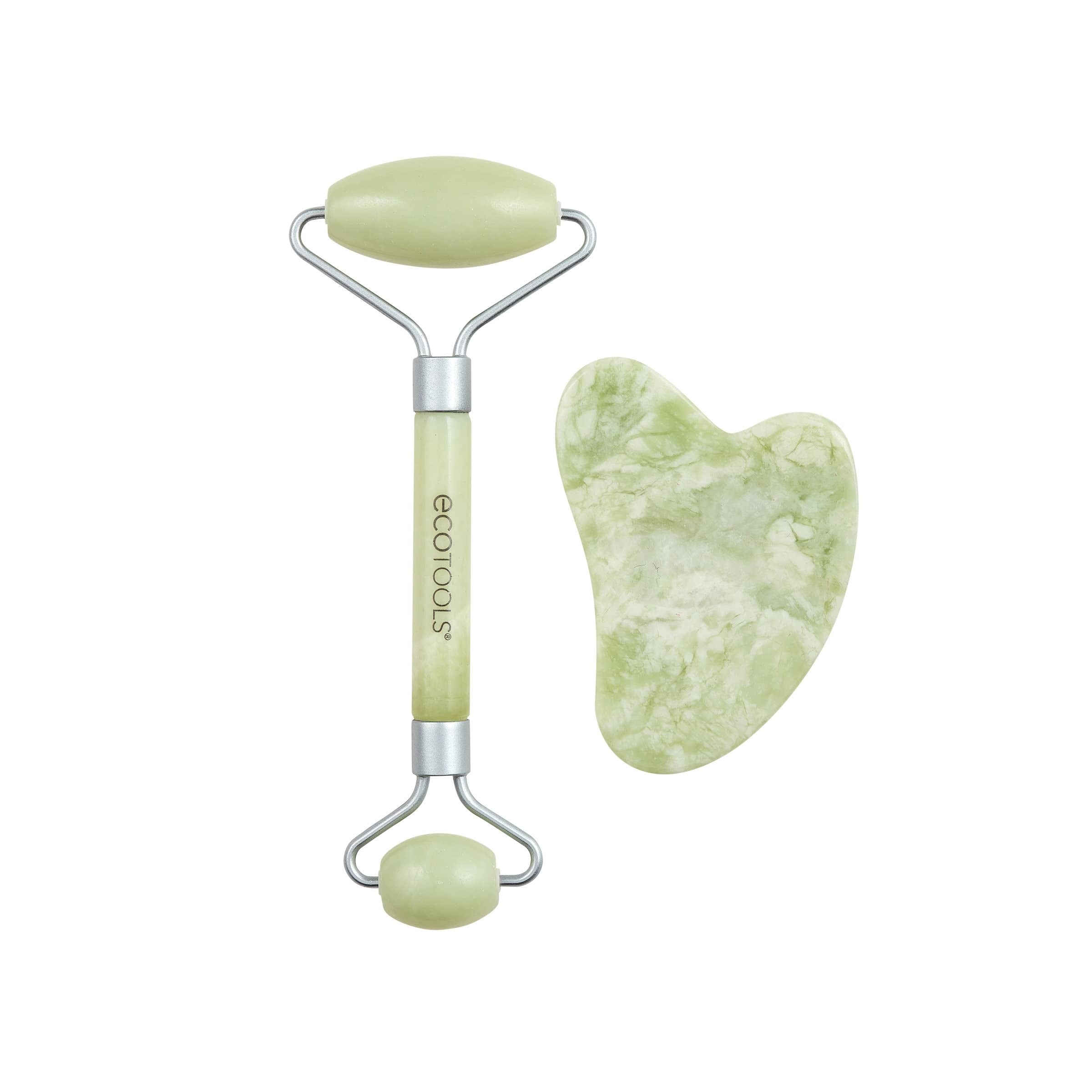 Ecotools Roller Jade + GuaSha Stone Duo-2