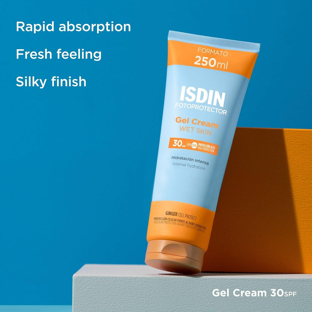 ISDIN Fotoprotector Gel Cream SPF 30 250ml | High Protection Sunscreen for Face and Body-5