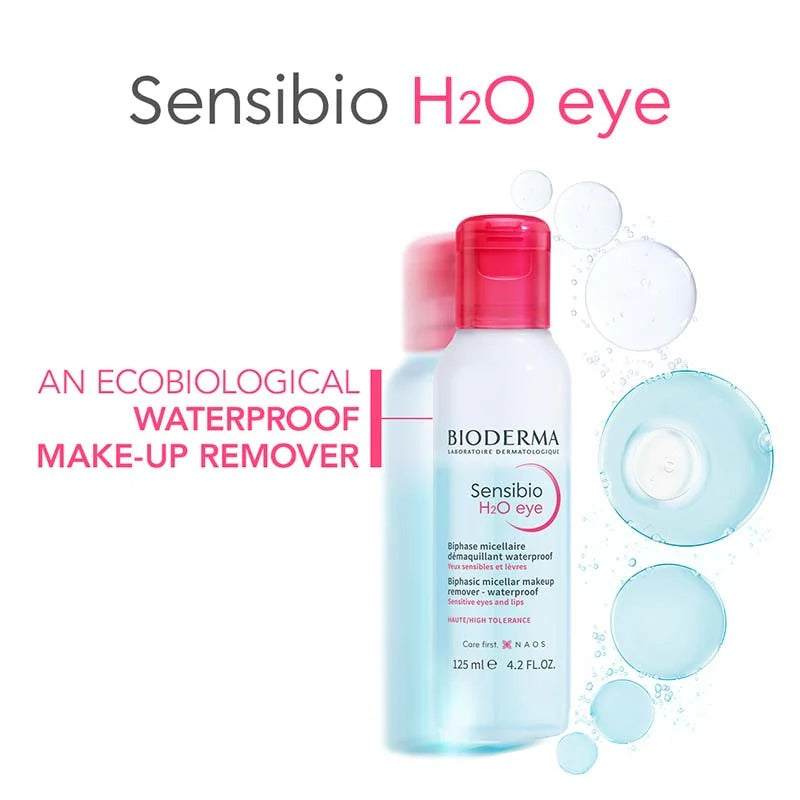 Bioderma Sensibio H2O Eye 125ml | Gentle Micellar Water for Sensitive Eyes-2