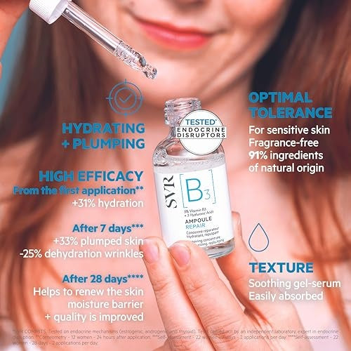 SVR B3 Ampoule Hydra Serum 30 ml | Intensive Hydration and Skin Barrier Repair-4