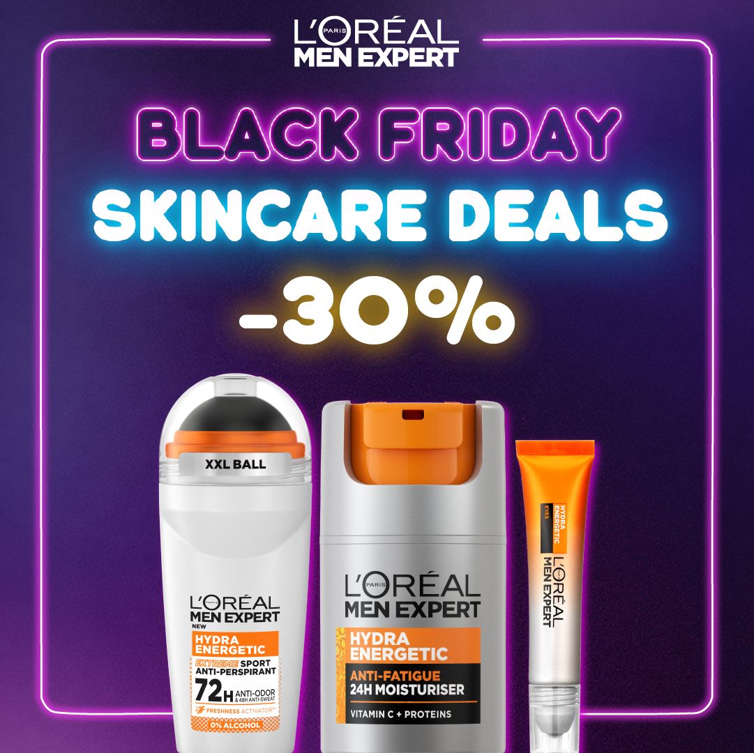 L’Oreal Men Expert Hydra Energetic Range – 30% Off Black Friday Skincare Deals-2
