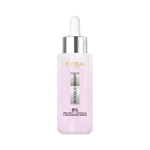 LOreal Glycolic Bright Serum 30ml + Free 15ml Glycolic Bright Serum Gift | Brightening Serum for Glowing, Even Skin Tone-1