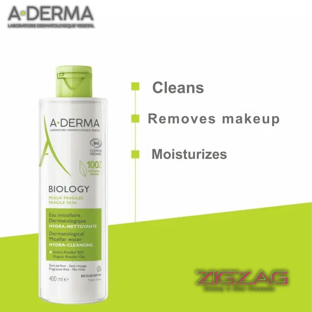 ADERMA Biology Hydra-Cleansing Dermatological Micellar Water-2