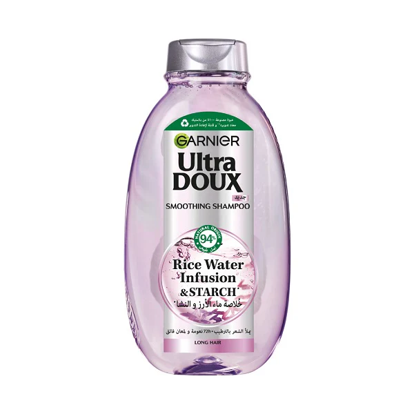 Garnier Ultra Doux Rice Water Infusion & Starch Shampoo for Long Hair-1