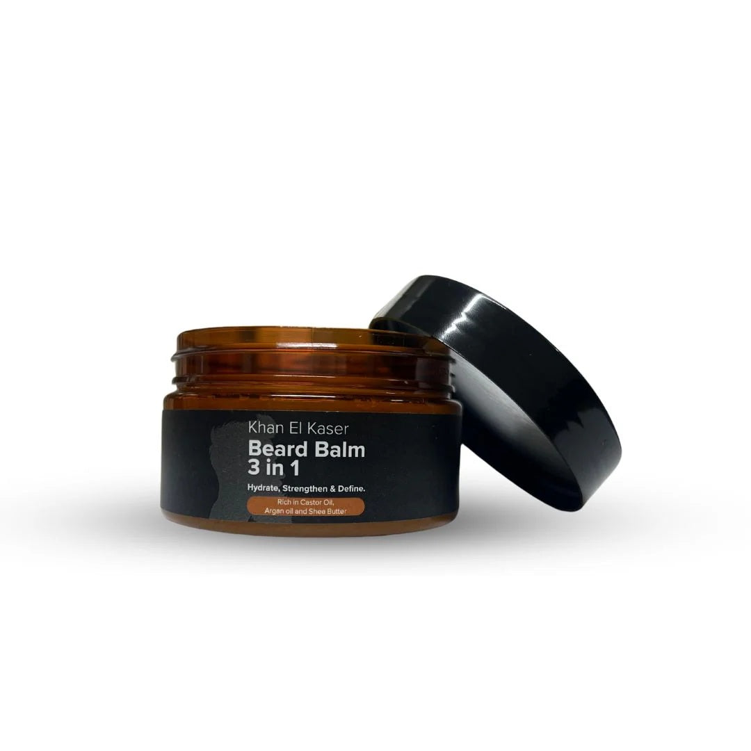 Beard Balm Khan El Kasser – Natural Nourishment and Styling for Beards – 50ml-1