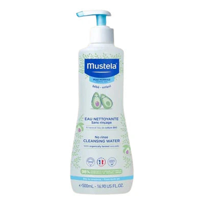 Mustela No Rinse Cleansing Water Micellar Water-Based Cleanser - 300ml