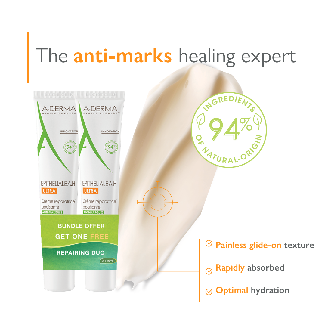 Aderma Epitheliale AH Ultra Anti Mark Ultra Repairing Cream 40ml Buy 1 Get 1 Free