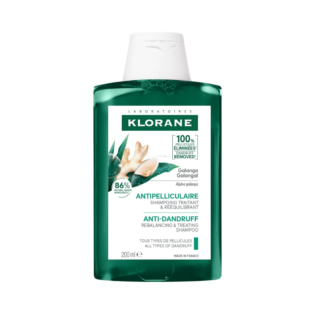 Klorane Anti-Dandruff Treatment and Rebalancing Shampoo with Galangal 200ml-1