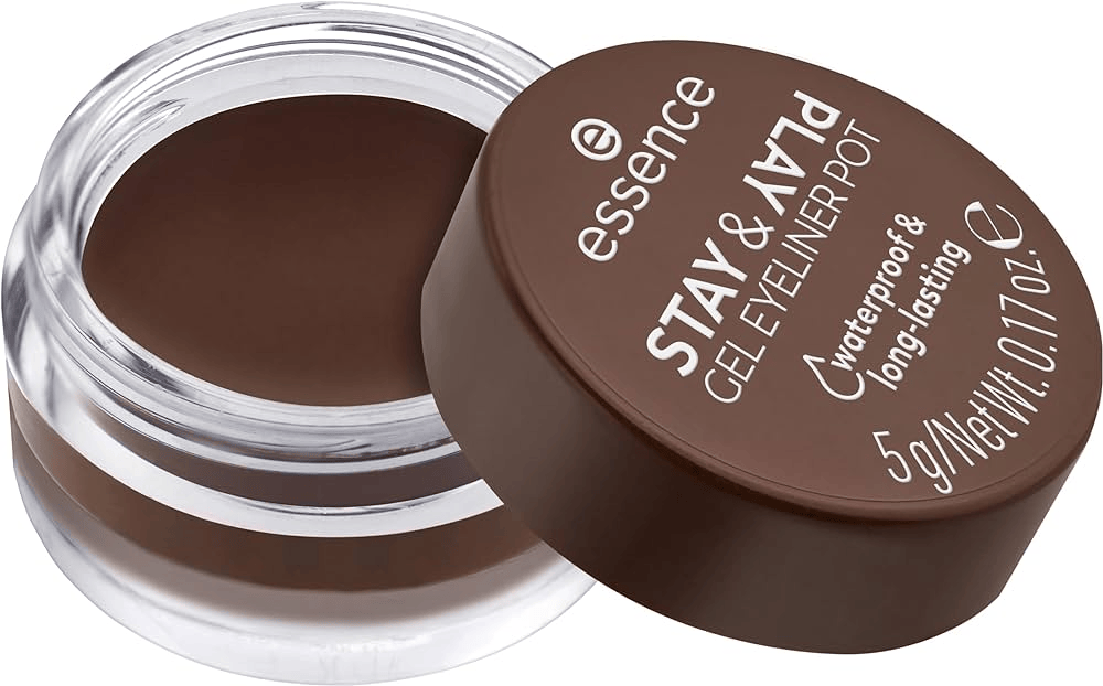 Essence Stay & Play Gel Eyeliner Pot 02 Brown – Waterproof, Long-Lasting Precision-2