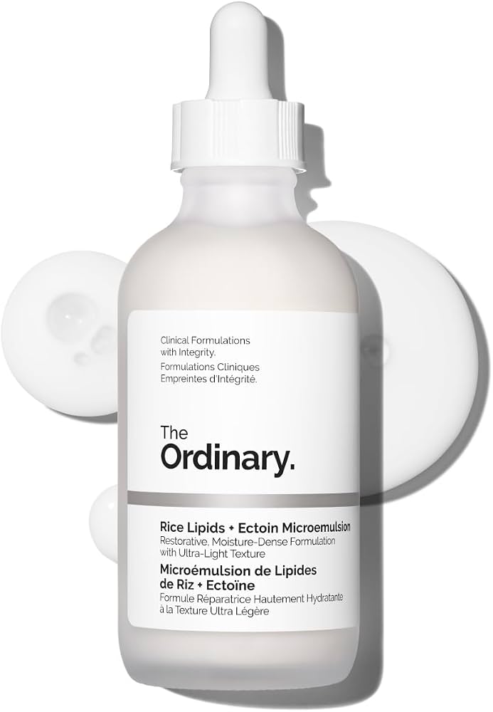 The Ordinary Rice Lipids + Ectoin Microemulsion Moisturizer 120ml | Barrier Repair and  Hydrating Cream