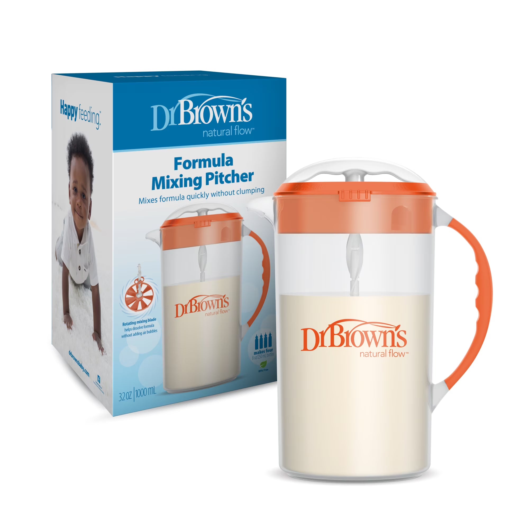 Dr. Brown's Formula Mixing Pitcher – Easy & Precise Baby Formula Preparation